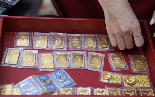 Giá vàng trong nước biến động nhẹ. Giá vàng trong nước biến động nhẹ.