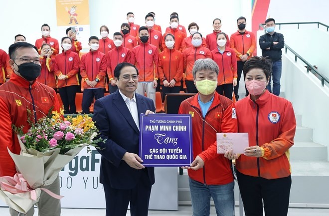 Thủ tướng: Chăm lo để VĐV, HLV có tinh thần và thể chất tốt nhất tham gia SEA Games 31 Thủ tướng: Chăm lo để VĐV, HLV có tinh thần và thể chất tốt nhất tham gia SEA Games 31