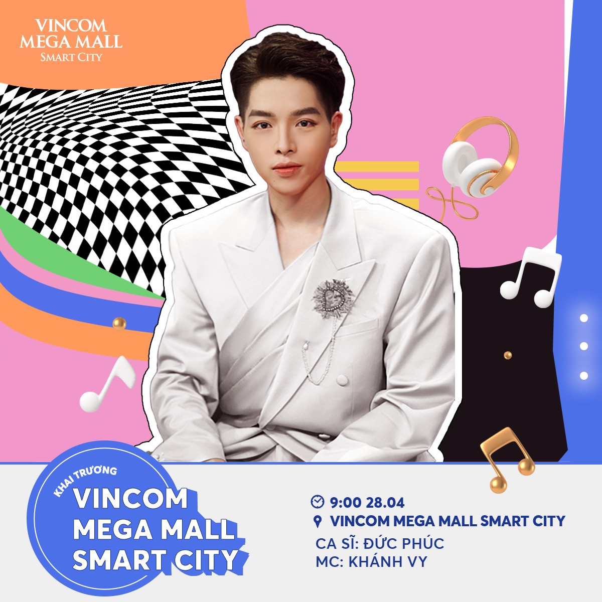 Đón chờ chuỗi sự kiện với “Sao hot” và công nghệ “đỉnh” dịp khai trương Vincom Mega Mall Smart City Đón chờ chuỗi sự kiện với “Sao hot” và công nghệ “đỉnh” dịp khai trương Vincom Mega Mall Smart City