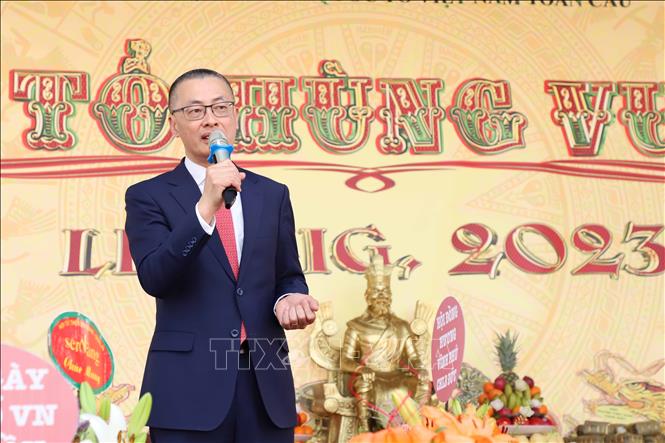 Giỗ Tổ Hùng Vương 2023: Gìn giữ, lan toả hồn Việt tại CHLB Đức Chú thích ảnh