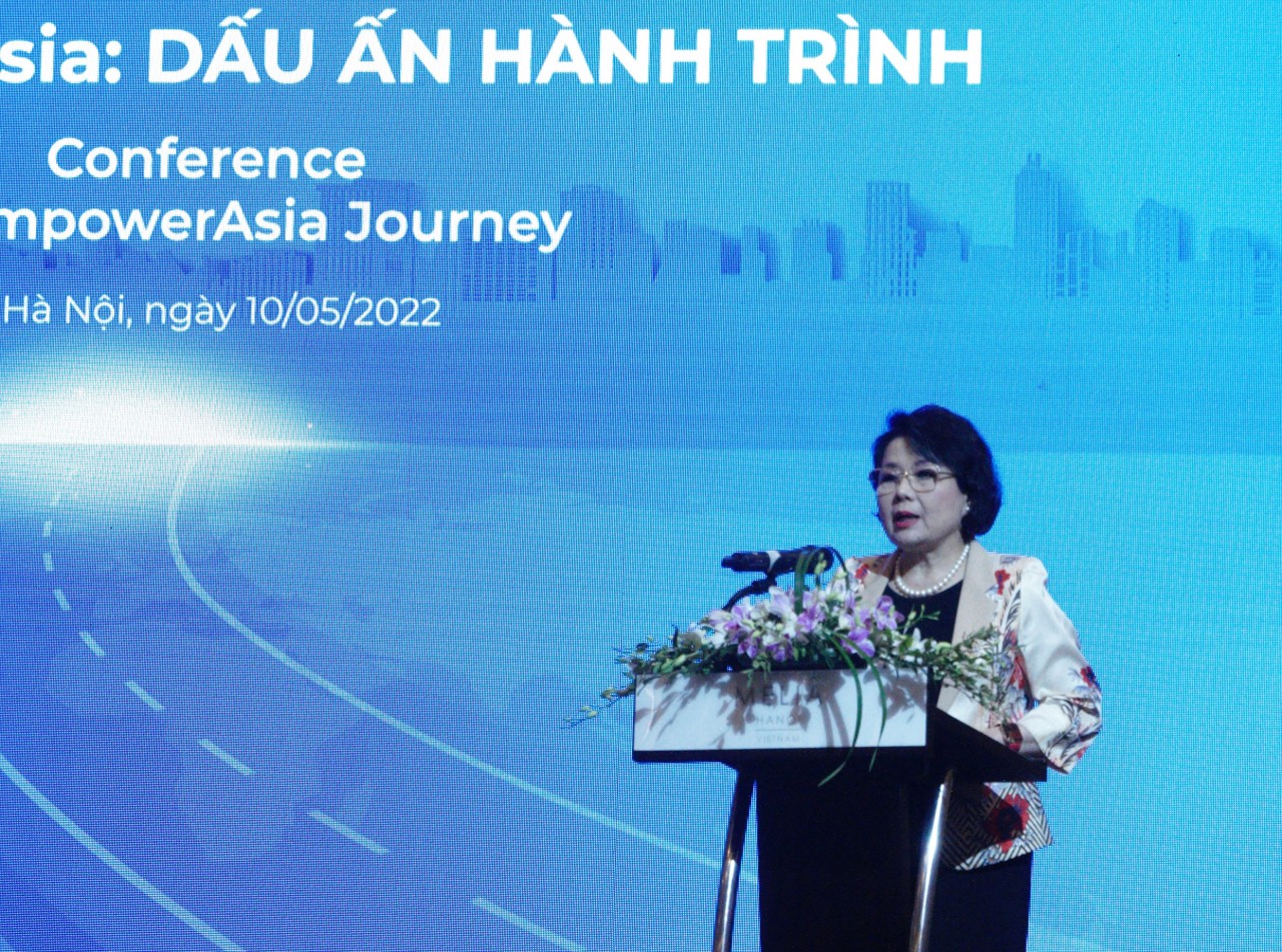 Bà Nguyễn Thị Tuyết Minh, Chủ tịch Hội đồng Doanh nhân nữ Việt Nam, VCCI phát biểu tại Hội thảo. (Ảnh: Thanh Thảo) Bà Nguyễn Thị Tuyết Minh, Chủ tịch Hội đồng Doanh nhân nữ Việt Nam, VCCI phát biểu tại Hội thảo. (Ảnh: Thanh Thảo)