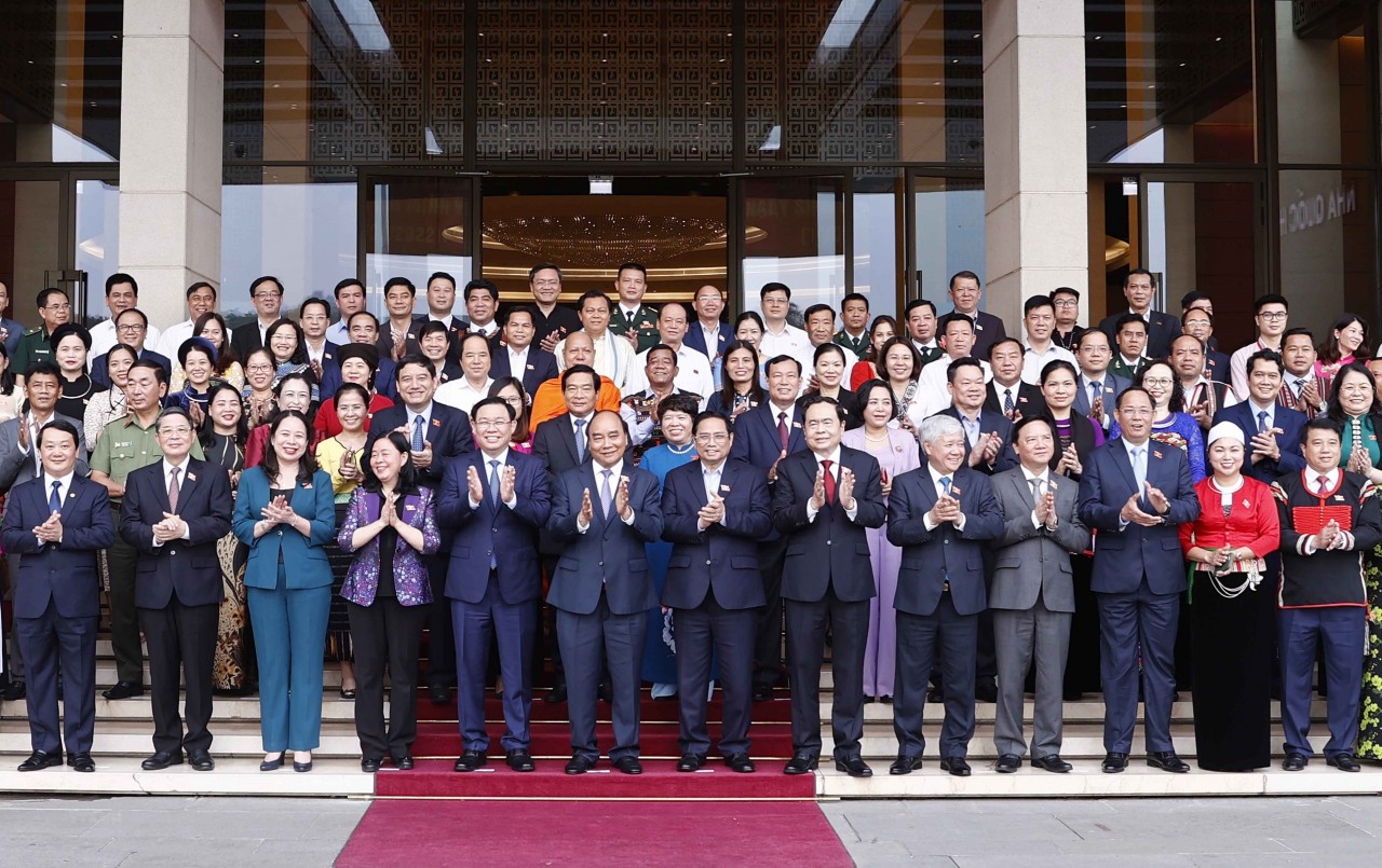 Gặp mặt đại biểu Quốc hội khóa XV là người dân tộc thiểu số Gặp mặt đại biểu Quốc hội khóa XV là người dân tộc thiểu số