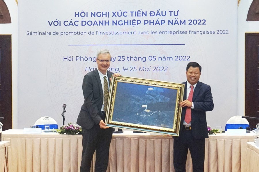 Hải Phòng xúc tiến đầu tư với các doanh nghiệp Pháp Hải Phòng xúc tiến đầu tư với các doanh nghiệp Pháp