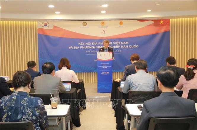 4 tỉnh của Việt Nam tham dự tọa đàm kết nối địa phương, doanh nghiệp Hàn Quốc Chú thích ảnh