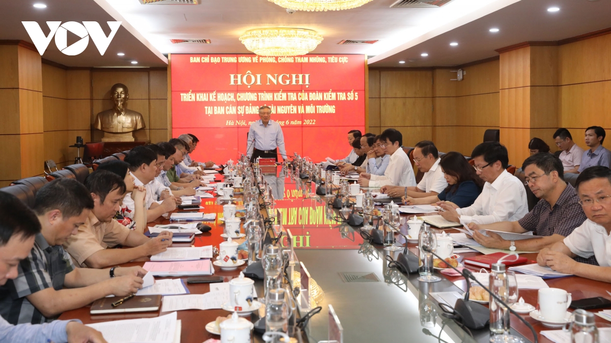 công bố quyết định kiểm tra về phòng, chống tham nhũng tại bộ tài nguyên môi trường hình ảnh 1 cong bo quyet dinh kiem tra ve phong, chong tham nhung tai bo tai nguyen moi truong hinh anh 1