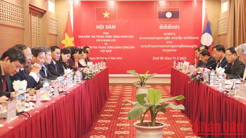 Việt Nam-Lào tăng cường hợp tác giữa hai Cơ quan Kiểm tra Trung ương của hai Đảng Việt Nam-Lào tăng cường hợp tác giữa hai Cơ quan Kiểm tra Trung ương của hai Đảng ảnh 2
