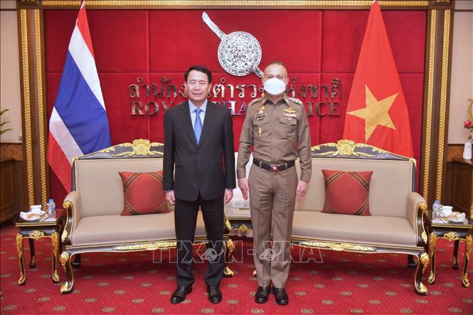 Bộ Công an Việt Nam tăng cường hợp tác với các đối tác Thái Lan Chú thích ảnh
