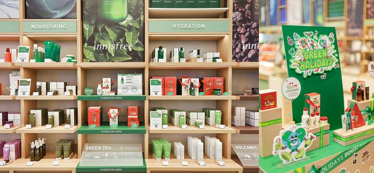 Không khí Giáng Sinh tràn ngập tại các cửa hàng Innisfree Không khí Giáng Sinh tràn ngập tại các cửa hàng Innisfree