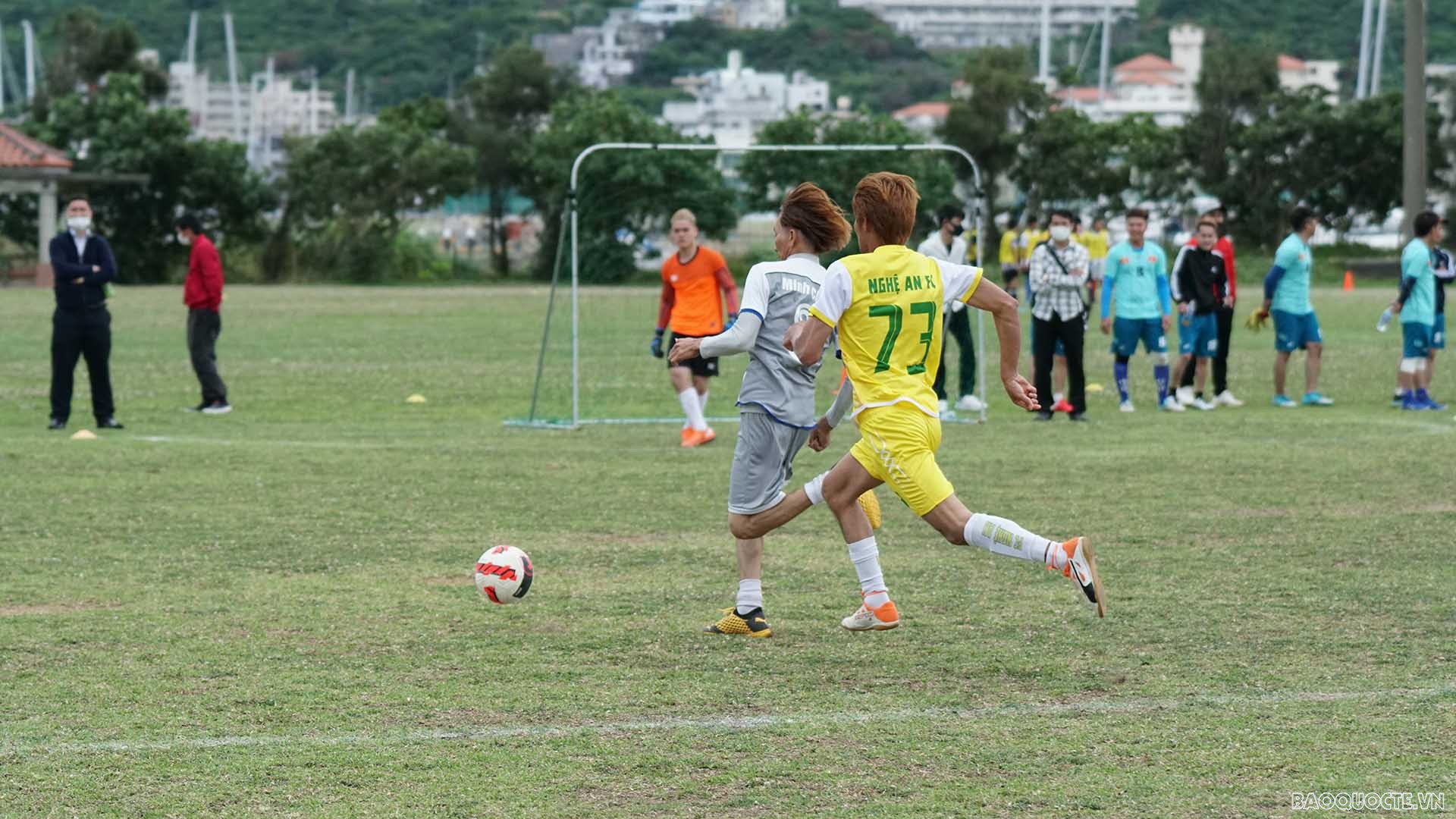 Tổ chức thành công giải bóng đá cho cộng đồng người Việt Nam tại Okinawa, Nhật Bản Tổ chức thành công giải bóng đá cho cộng đồng người Việt Nam tại Okinawa, Nhật Bản