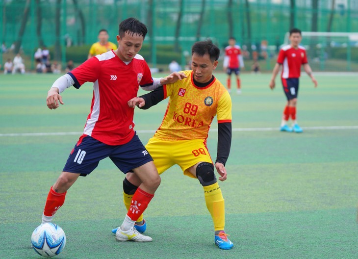 Trận bán kết Hà Tĩnh và Thanh Hóa. Ảnh: VOV5 Trận bán kết Hà Tĩnh và Thanh Hóa. Ảnh: VOV5