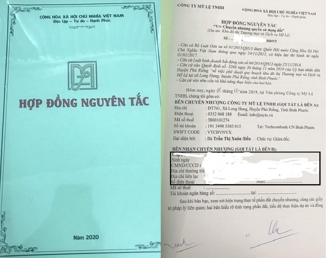 Bình Phước: Dấu hiệu huy động vốn trái phép tại dự án Mỹ Lệ Capital binh phuoc dau hieu huy dong von trai phep tai du an my le capital