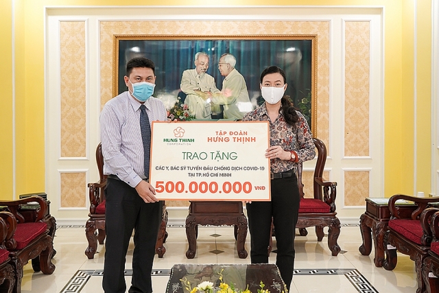 Tập đoàn Hưng Thịnh chung tay tiếp cho y , bác sĩ tuyến đầu chống dịch tap doan hung thinh chung tay tiep cho y bac si tuyen dau chong dich