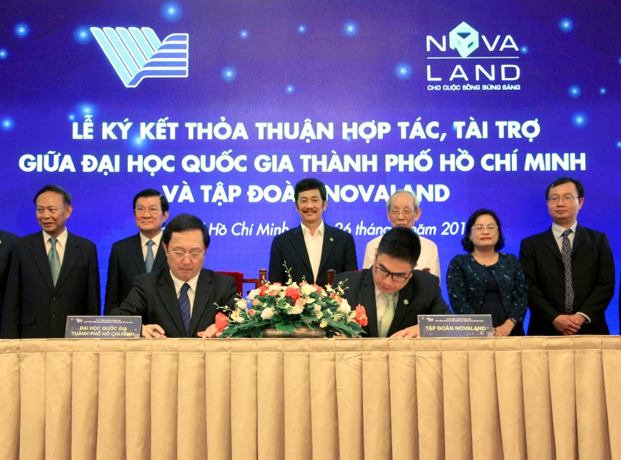 Quỹ phát triển Đại học Quốc gia TP.HCM tiếp nhận 10 tỷ đồng tài trợ từ Tập đoàn Novaland quy phat trien dai hoc quoc gia tphcm tiep nhan 10 ty dong tai tro tu tap doan novaland