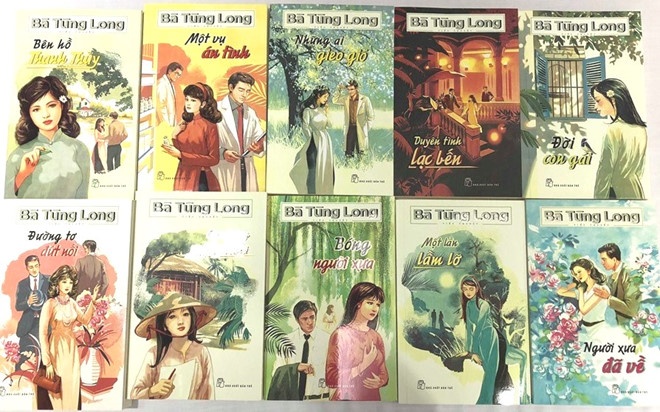 Ra mắt 10 tác phẩm của nữ danh sĩ Bà Tùng Long ra mat 10 tac pham cua nu danh si ba tung long
