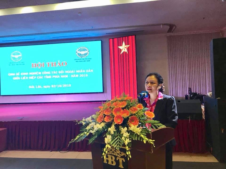 Công tác đối ngoại nhân dân sẽ tiếp tục được đổi mới và nâng cao hiệu quả hoi thao ve cong tac doi ngoai nhan dan tien de tien toi thanh cong dai hoi vi cua vufo