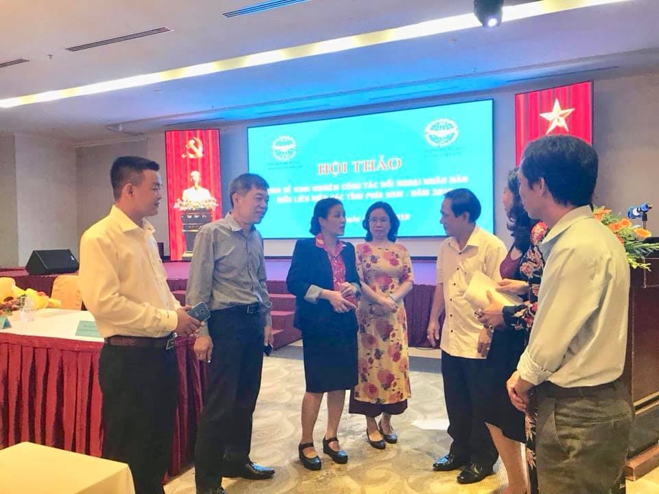 Công tác đối ngoại nhân dân sẽ tiếp tục được đổi mới và nâng cao hiệu quả hoi thao ve cong tac doi ngoai nhan dan tien de tien toi thanh cong dai hoi vi cua vufo