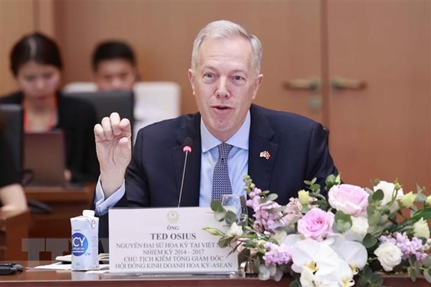 东盟-美国商务理事会主席兼首席执行官奥修斯。 东盟-美国商务理事会主席兼首席执行官奥修斯。