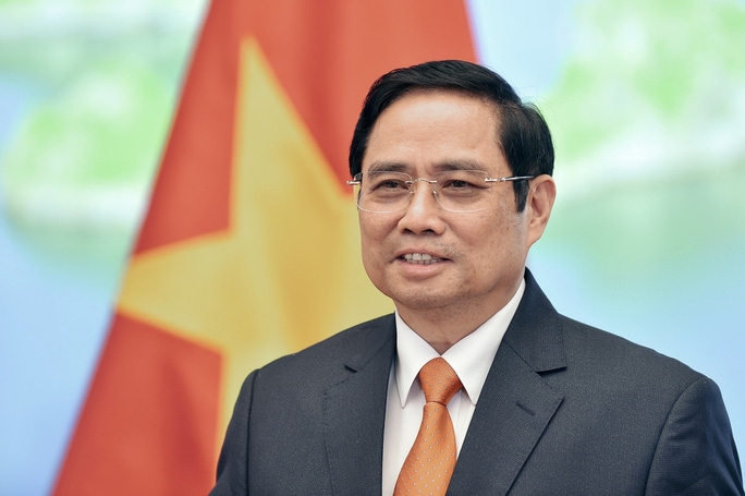 越南政府总理范明政。 越南政府总理范明政。