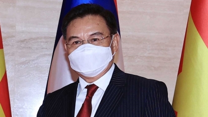 老挝国会主席：越南国会主席访问老挝为促进两国伟大友谊作出积极贡献