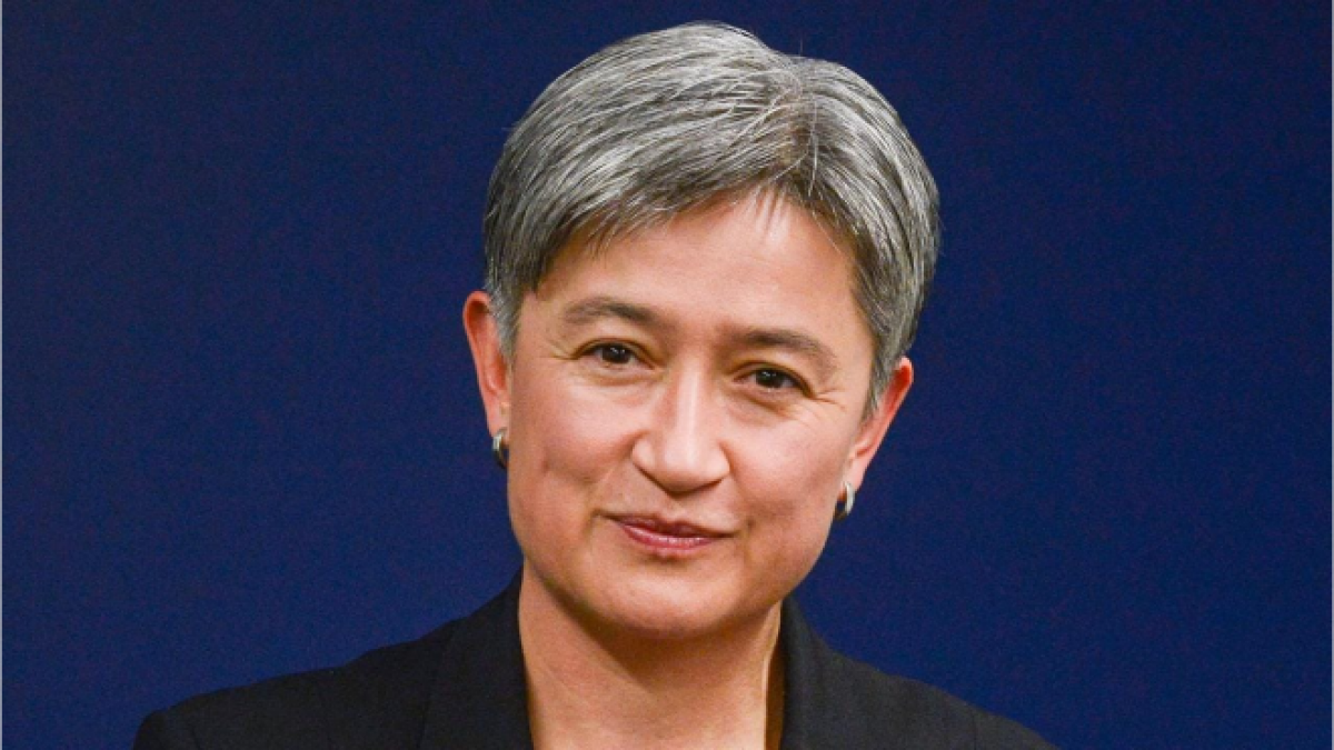 澳大利亚外长黄英贤。 澳大利亚外长黄英贤。