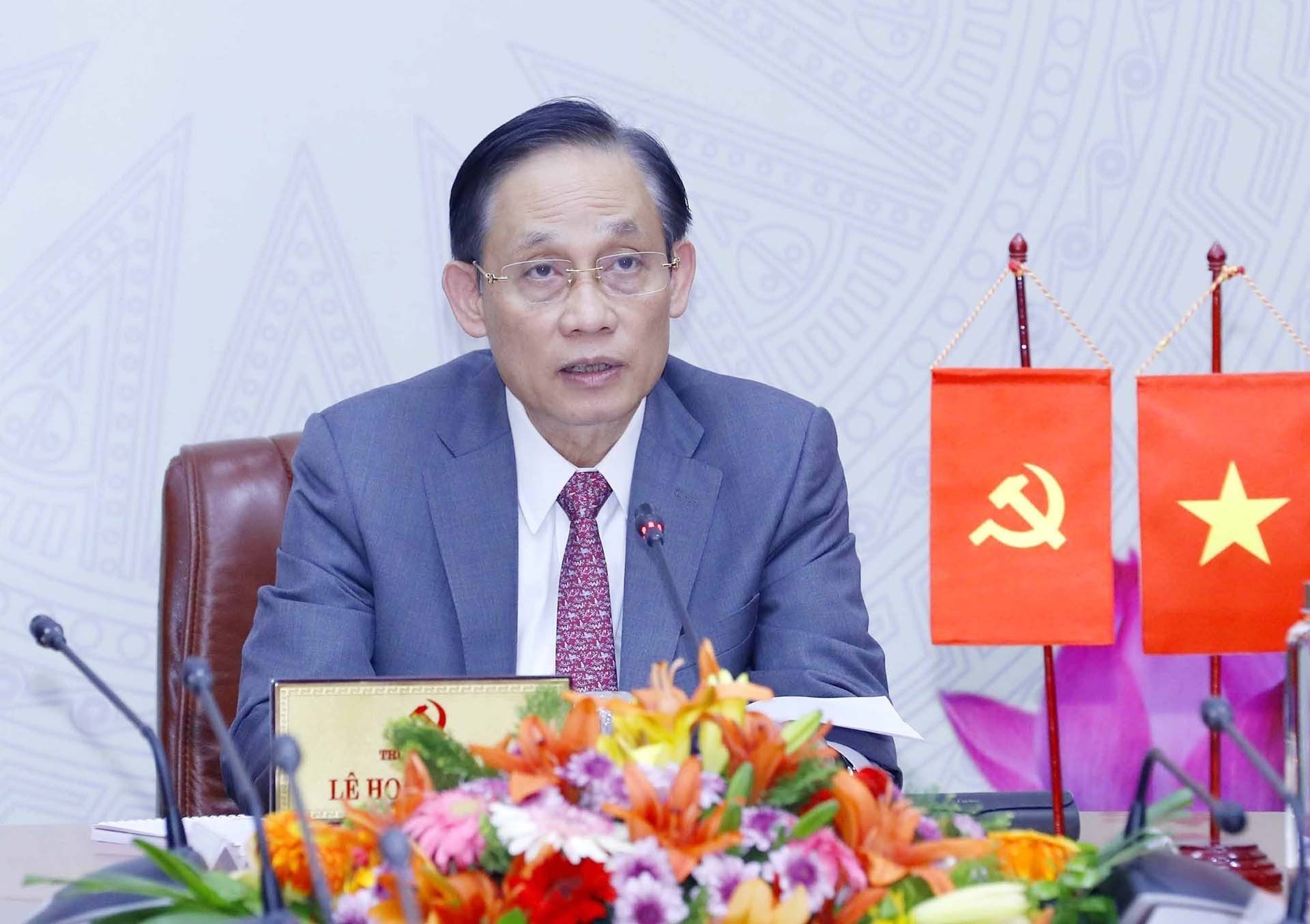 越共中央委员、中央对外部部长黎怀忠。 越共中央委员、中央对外部部长黎怀忠。