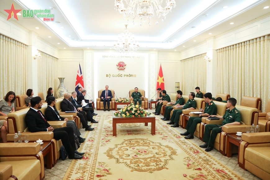 会见场景（图片来源：人民军队报）。