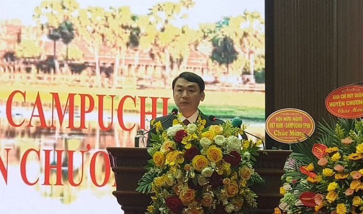 Ra mắt Chi hội hữu nghị Việt Nam – Campuchia cựu quân tình nguyện huyện Chương Mỹ Ra mắt Chi hội hữu nghị Việt Nam – Campuchia cựu quân tình nguyện huyện Chương Mỹ