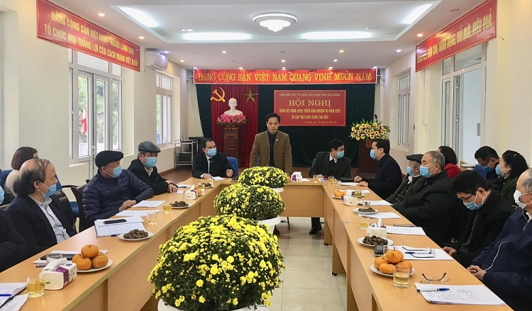 Liên hiệp các tổ chức hữu nghị tỉnh Cao Bằng triển khai 5 nhiệm vụ, 13 chỉ tiêu năm 2021 Liên hiệp các tổ chức hữu nghị tỉnh Cao Bằng triển khai 5 nhiệm vụ, 13 chỉ tiêu năm 2021