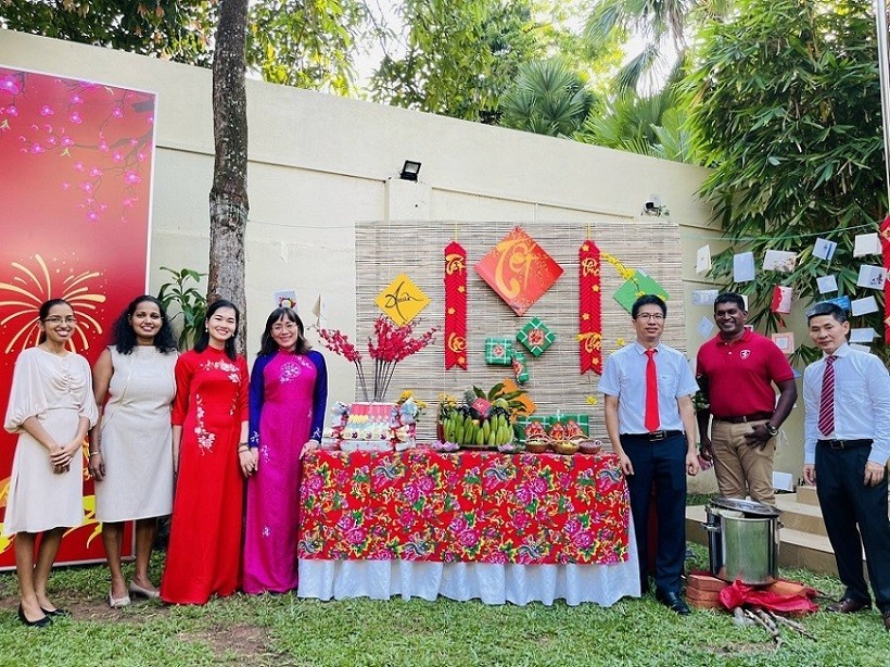 Tết đậm đà vị quê hương của cộng đồng người Việt tại Sri Lanka Tết đậm đà vị quê hương của cộng đồng người Việt tại Sri Lanka
