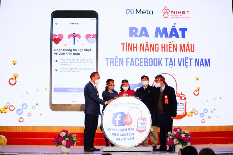 Ra mắt tính năng hiến máu trên Facebook tại Việt Nam Ra mắt tính năng hiến máu trên Facebook tại Việt Nam
