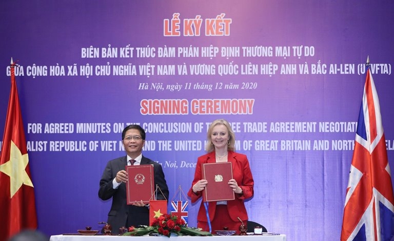 Hiệp định UKVFTA sẽ có hiệu lực từ 1/5/2021 Hiệp định UKVFTA sẽ có hiệu lực từ 1/5/2021