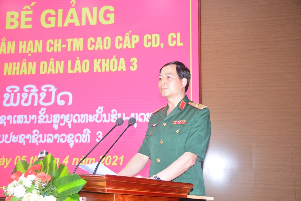 Học viện Quốc Phòng Việt Nam thúc đẩy hợp tác, đào tạo cán bộ Quân đội Việt Nam-Lào Học viện Quốc Phòng Việt Nam thúc đẩy hợp tác, đào tạo cán bộ Quân đội Việt Nam-Lào
