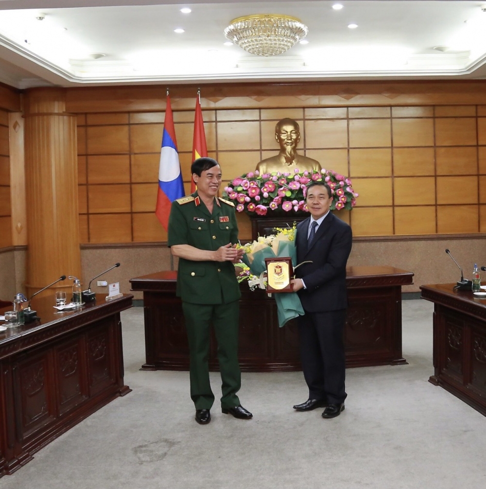 Học viện Quốc Phòng Việt Nam thúc đẩy hợp tác, đào tạo cán bộ Quân đội Việt Nam-Lào Học viện Quốc Phòng Việt Nam thúc đẩy hợp tác, đào tạo cán bộ Quân đội Việt Nam-Lào