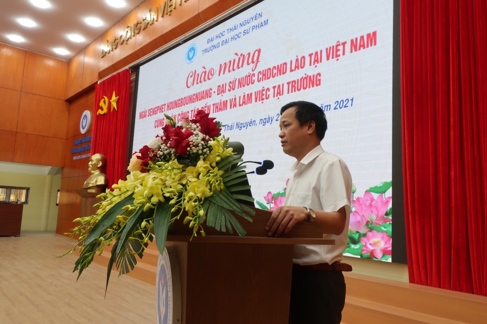 Đại sứ quán Lào đánh giá cao Đại học Sư phạm Thái Nguyên, trường Văn hóa I trong đào tạo học sinh, sinh viên nước bạn Đại sứ quán Lào đánh giá cao Đại học Sư phạm Thái Nguyên, trường Văn hóa I trong đào tạo học sinh, sinh viên nước bạn