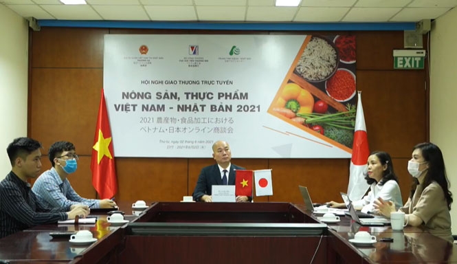 Giao thương trực tuyến nông sản, thực phẩm Việt Nam - Nhật Bản 2021 Giao thương trực tuyến nông sản, thực phẩm Việt Nam - Nhật Bản 2021