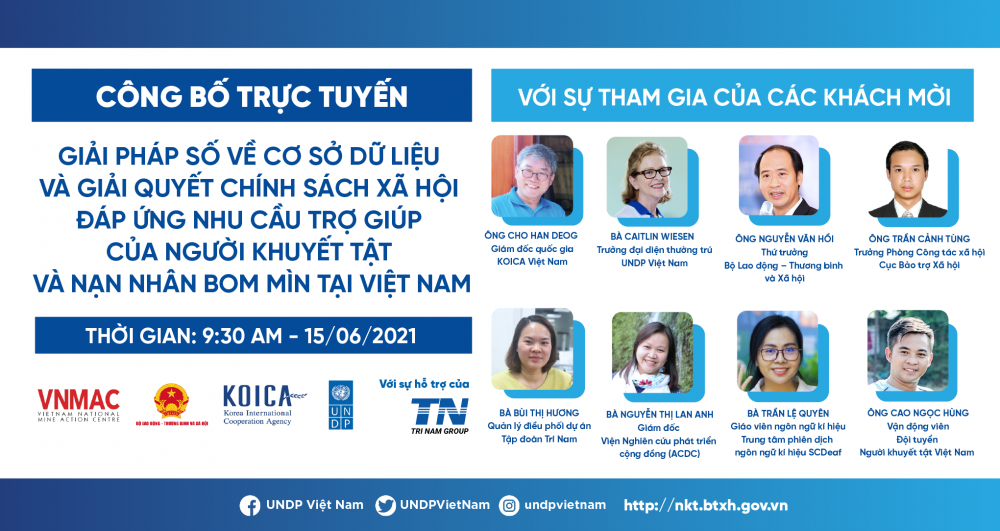 UNDP Việt Nam ra mắt giải pháp số hỗ trợ người khuyết tật và nạn nhân bom mìn UNDP Việt Nam ra mắt giải pháp số hỗ trợ người khuyết tật và nạn nhân bom mìn