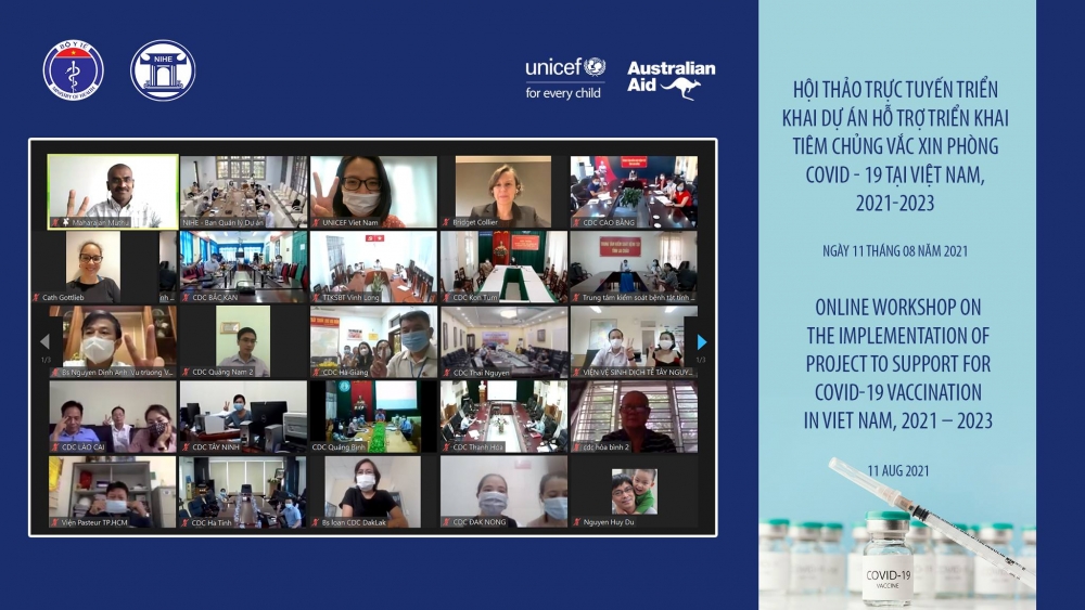 UNICEF tài trợ Dự án Hỗ trợ triển khai tiêm chủng vaccine phòng COVID tại Việt Nam năm 2021-2023 UNICEF tài trợ Dự án Hỗ trợ triển khai tiêm chủng vaccine phòng COVID tại Việt Nam năm 2021-2023