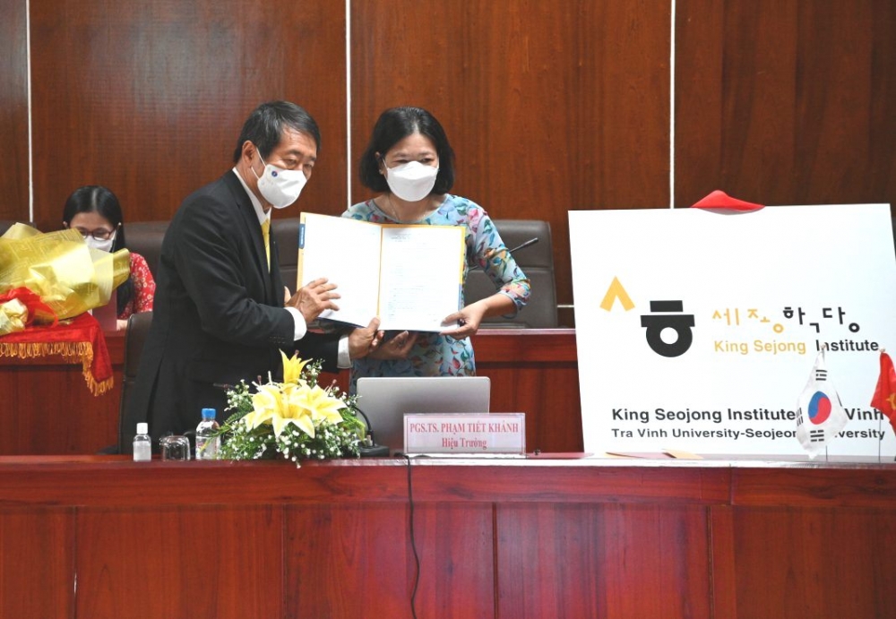 Ra mắt Học viện Ngôn ngữ và Văn hóa Hàn Quốc King Sejong - Trà Vinh Ra mắt Học viện Ngôn ngữ và Văn hóa Hàn Quốc King Sejong - Trà Vinh