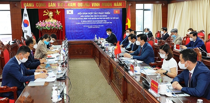 Đại sứ Park Noh Wan mong muốn Hải Dương tiếp tục tạo điều kiện cho các doanh nghiệp Hàn Quốc Đại sứ Park Noh Wan mong muốn Hải Dương tiếp tục tạo điều kiện cho các doanh nghiệp Hàn Quốc