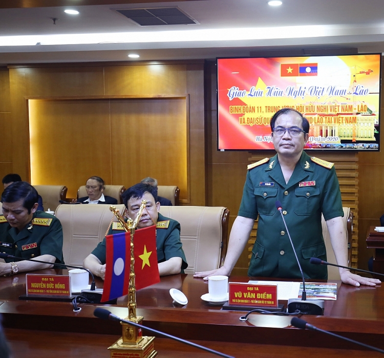 Gặp gỡ hữu nghị Việt Nam-Lào tại Binh đoàn 11: Ôn kỉ niệm, quyết tâm xây tiếp tình hữu nghị hai nước Gặp gỡ hữu nghị Việt Nam-Lào tại Binh đoàn 11: Ôn kỉ niệm, quyết tâm xây tiếp tình hữu nghị hai nước