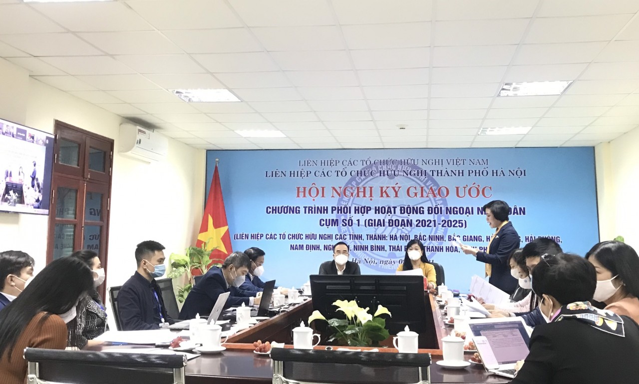 Cụm số 1 VUFO ký giao ước Chương trình phối hợp hoạt động công tác đối ngoại nhân dân giai đoạn 2021-2025 Cụm số 1 VUFO ký giao ước Chương trình phối hợp hoạt động công tác đối ngoại nhân dân giai đoạn 2021-2025
