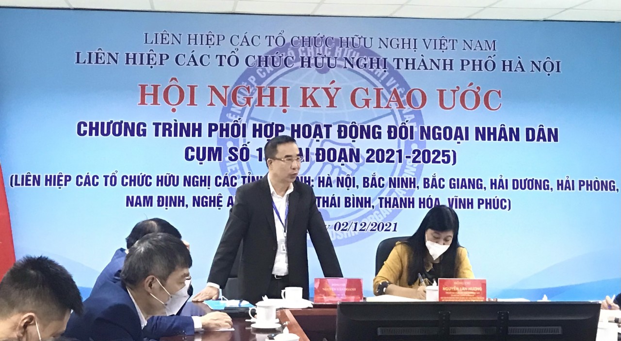 Cụm số 1 VUFO ký giao ước Chương trình phối hợp hoạt động công tác đối ngoại nhân dân giai đoạn 2021-2025 Cụm số 1 VUFO ký giao ước Chương trình phối hợp hoạt động công tác đối ngoại nhân dân giai đoạn 2021-2025
