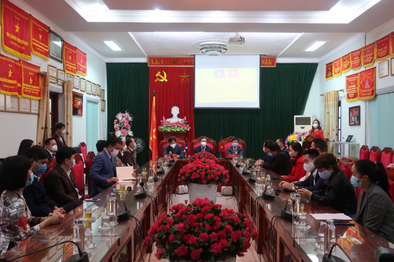 Đại sứ quán Lào đánh giá cao Trường Cao đẳng Thái Nguyên trong đào tạo học sinh, sinh viên nước bạn Đại sứ quán Lào đánh giá cao Trường Cao đẳng Thái Nguyên trong đào tạo học sinh, sinh viên nước bạn
