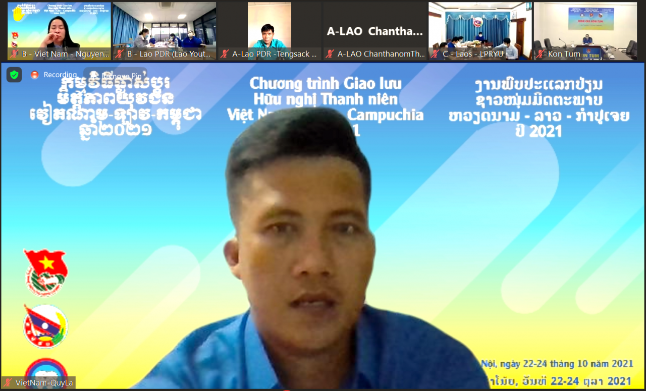 Tuổi trẻ Việt Nam - Lào - Campuchia chung tay nâng tầm quan hệ hữu nghị, chia sẻ phương pháp phòng chống dịch Tuổi trẻ Việt Nam - Lào - Campuchia chung tay nâng tầm quan hệ hữu nghị, chia sẻ phương pháp phòng chống dịch