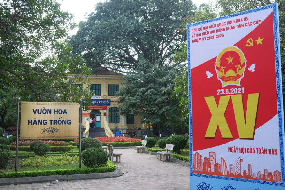 Hanoi's streets decorated for national election Hanoi's streets decorated for national election