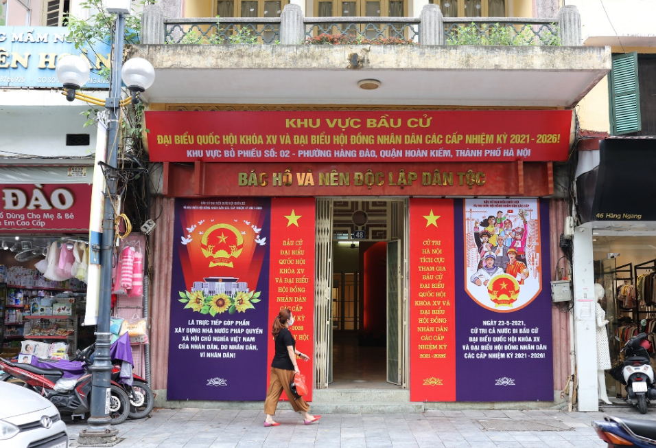 Hanoi's streets decorated for national election Hanoi's streets decorated for national election