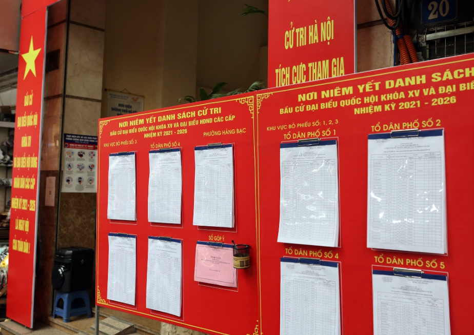 Hanoi's streets decorated for national election Hanoi's streets decorated for national election