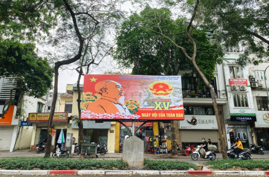 Hanoi's streets decorated for national election Hanoi's streets decorated for national election