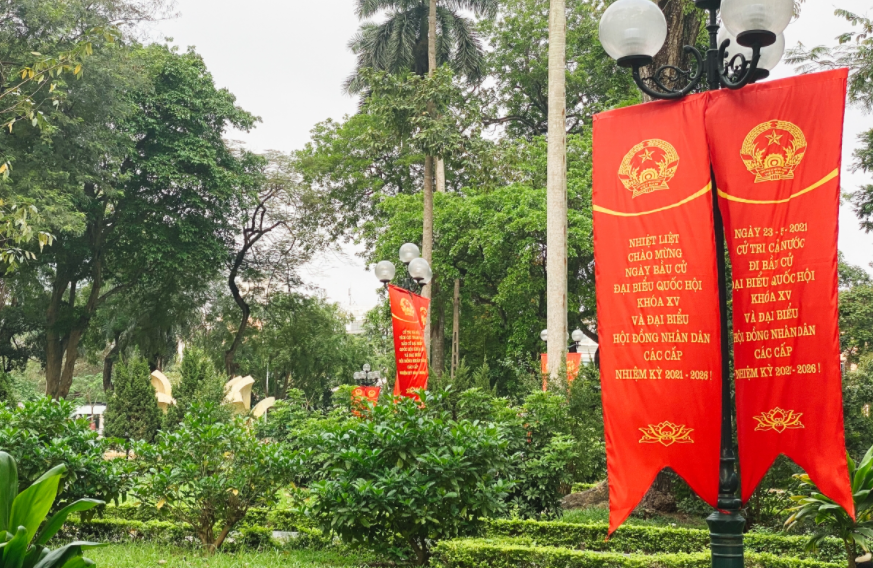 Hanoi's streets decorated for national election Hanoi's streets decorated for national election