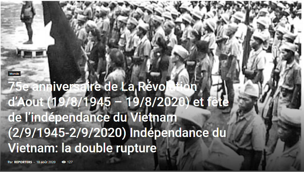 Algerian press spotlights significance of August Revolution Algerian press spotlights significance of August Revolution